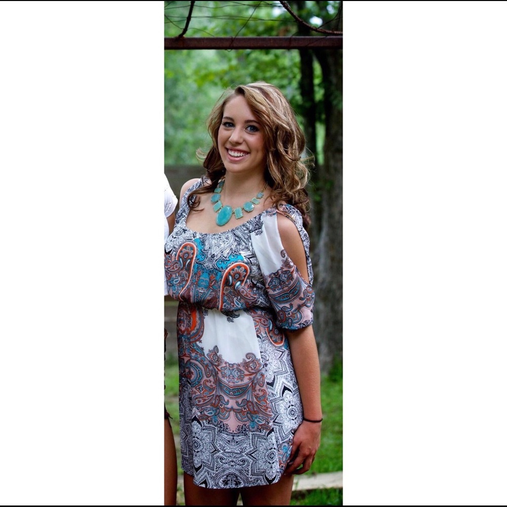 Francescas Empire Cut Boho/Western Dress